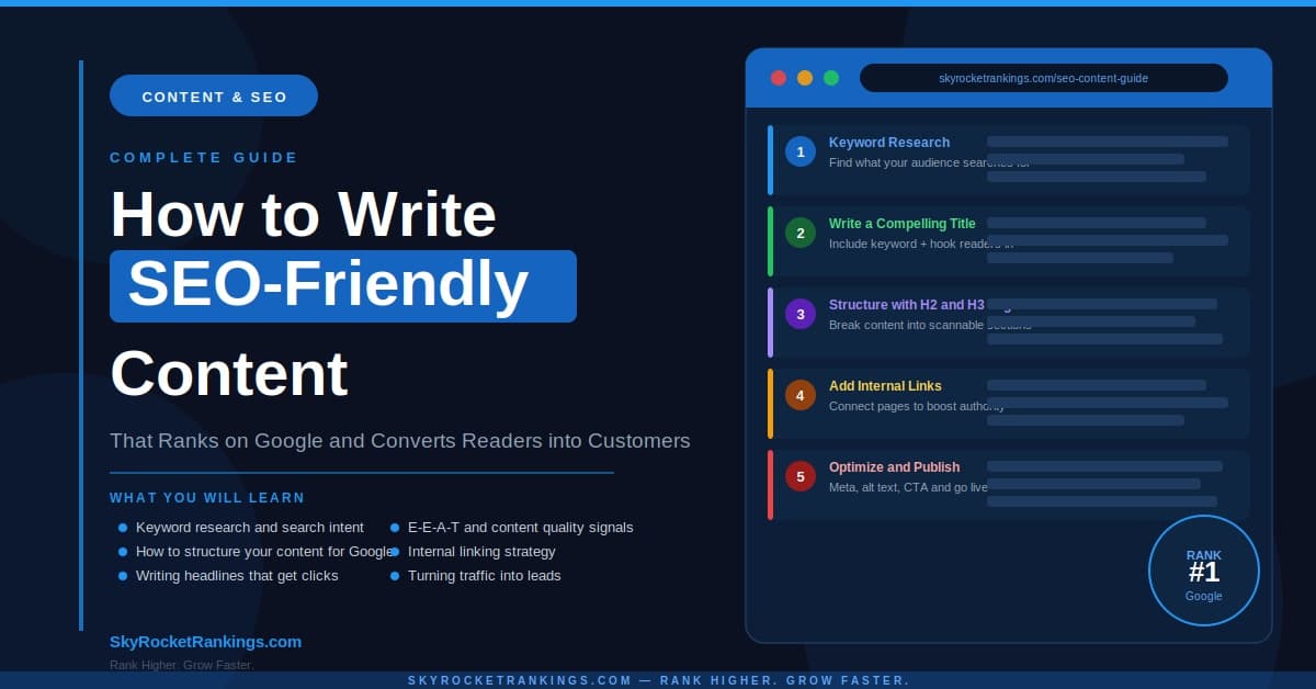 The Complete Beginner’s Guide to Content Writing for SEO