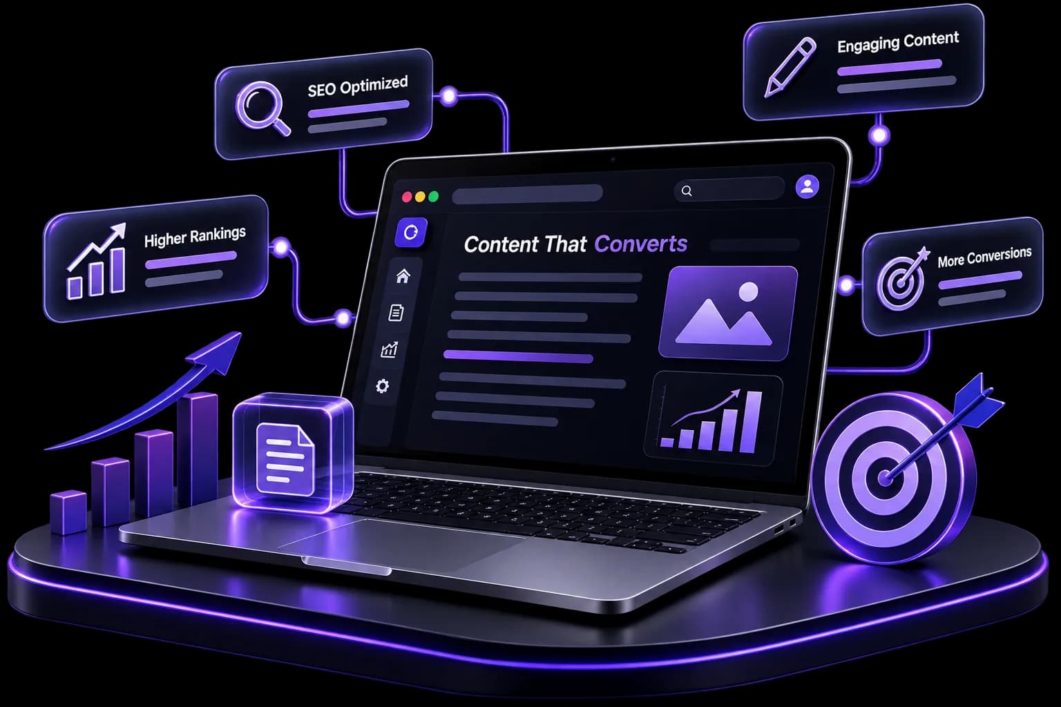 PROFESSIONAL WEBSITE DEVELOPMENT SERVICES illustration